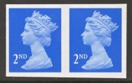 1993 2nd Class Bright Blue variety Imperf SG 1664a