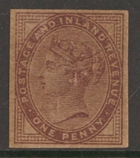 1880 1d Lilac Plate Proof on Buff