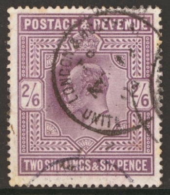 1902 2/6 Lilac SG 260 VFU