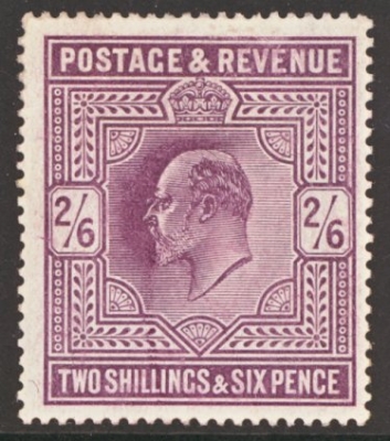1902 2/6 Dull Purple SG 262. M/M