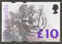 1993 £10 Britannia SG 1658 VFU