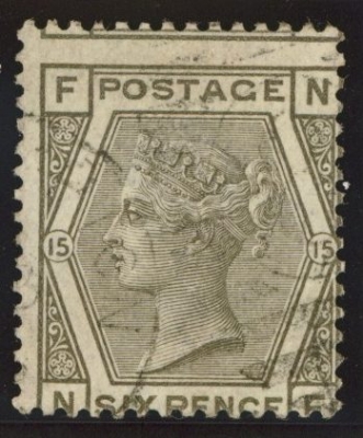 1873 6d Grey SG 147 Plate 15