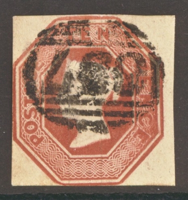1847 10d Brown SG 57 A Fine Used example with 4 Good Margins, 4th just touching. A difficult stamp. Cat £1,500