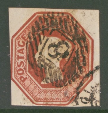 1847 10d Brown SG 57 A Fine Used example with 3 Large Margins, 4th just touching. A difficult stamp. Cat £1,500