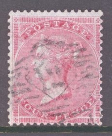 1855 4d Carmine on Blued paper SG 62 A Fine Used example