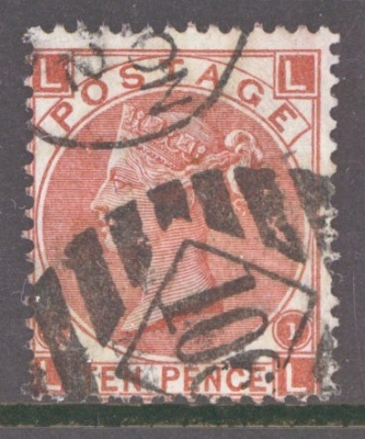 1867 10d Deep Red Brown SG 114  A Fine Used example
