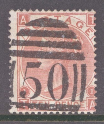 1867 10d Red Brown SG 113  A Good - Fine Used example