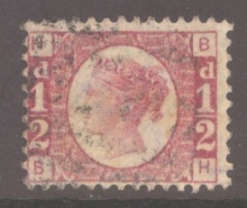 1870 ½d Rose Plate 11