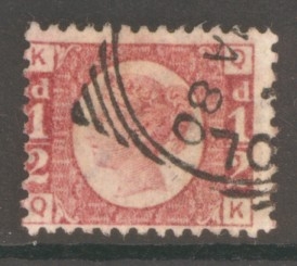 1870 ½d Rose Plate 15