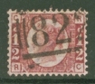 1870 ½d Rose Red Plates SG 48