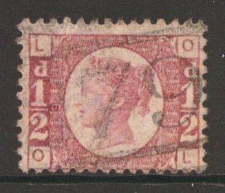 1870 ½d Rose SG 48 Plate 9 A Very Fine Used example 