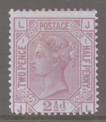 1873 2½d Rosy Mauve on Blued paper SG 138 Plate 1 A Superb Extra Fresh M/M example with Stunning Colour and Blueing