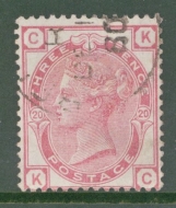 1873 3d Rose SG 143 Plate 20 Superb Used