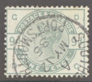 1883 9d Green SG 195 D.G  A Superb Used Well Centred example