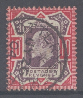 1902 10d Dull Purple and Carmine SG 254  A Very Fine Used example