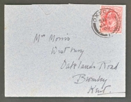 1902 1d Red on a neat FDC with Oxford CDS slit upon at the top
