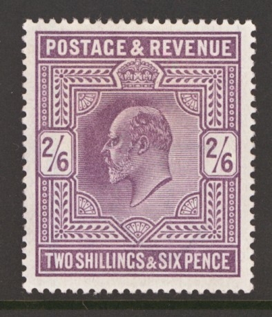 1902 2/6 Lilac SG 260 A Fresh M/M example