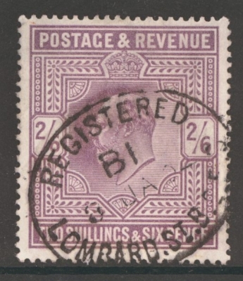 1902 2/6 Lilac SG 260 A Fine Used example