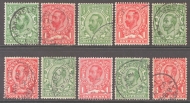 1911 Downey Heads SG 322-50 Set of 10