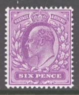 1911 6d Royal Purple SG 295  A Superb Fresh U/M example