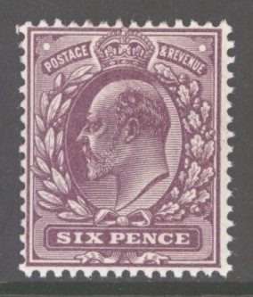 1911 6d Dark Purple SG 300  A Superb Fresh U/M example