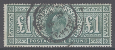 1911 £1 Deep Green SG 320 A Fine Used example