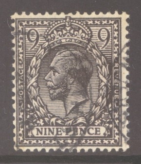 1912 9d Very Deep Agate SG Spec N24 (4). A Fine Used example