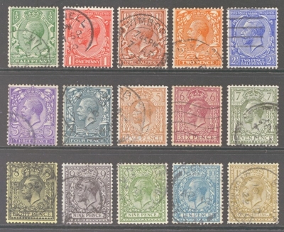 1912 Royal Cypher Set of 15 SG 351-95 