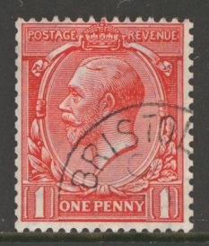 1913 1d Dull Scarlet SG 398. A Superb used example
