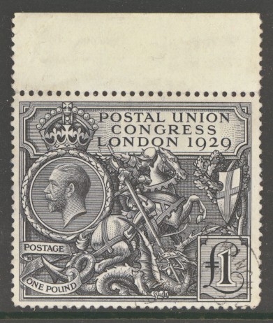1929 £1 PUC SG 438. A Superb Used marginal example