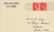 1936 14th Sept  King Edward V111 1d on First Day Cover cancelled by a London EC machine cancel