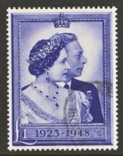 1948 Wedding £1 SG 494 Fine Used