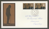 1965 4d Churchill ord Rembrant & Timson printing on GPO cover cancelled by Churchill Oxford CDS
