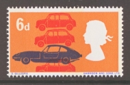 1966 1/6 Technology SG 704 variety with 3 Phosphor Bands on the Reverse and the front