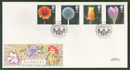 1987 Flowers on Post Office cover Richmond FDI