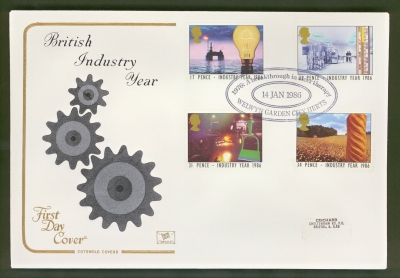 1986 Industry on Cotswold cover with Welwyn Garden FDI