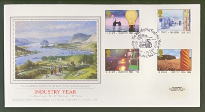 1986 Industry on PPS Silk cover with Wheatacre FDI