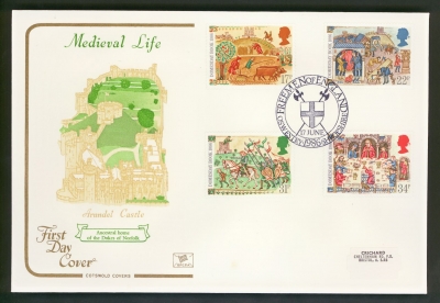 1986 Medieval on Cotswold cover with Oswestry FDI