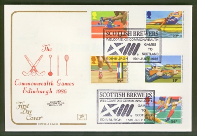 1986 Games on Cotswold cover Brewers Edinburgh FDI