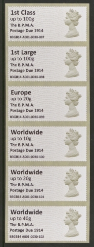 2014 BPMA Postage Due 1914