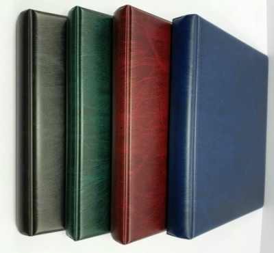 A Deluxe 22 Ring Binder with a padded cover