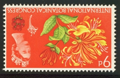1964 9d Botanical Inverted watermark. SG 657wi. Fresh U/M copy