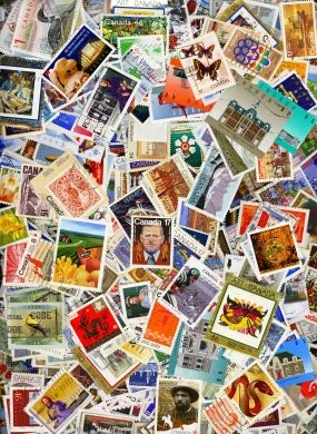 Canada 500 Different stamps