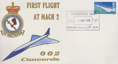 1970 12th Nov  First Flight Mach 2  Fairford Glos 