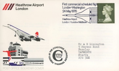 1976 24th-May Concorde 1st Commercial Flight London - Washington-GPO