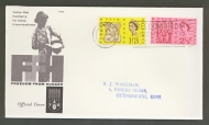 1963 FFH ord on PTS FDC with FFH Slogan