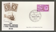 1963 Paris ord on FDC printed Address with Dover Packet FDI