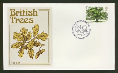 1973 Tree on Thames cover with Stampex FDI