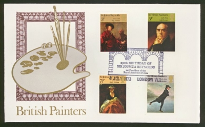 1973 Paintings on Thames cover with royal Academy FDI