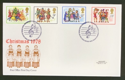 1978 Christmas on Post Office cover Bethlehem FDI